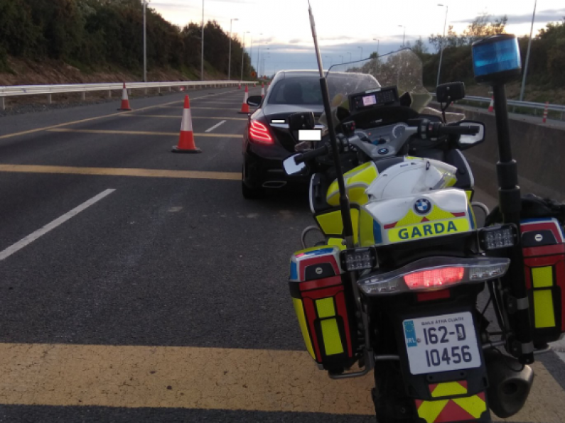 Merc driver caught speeding at 175km/h by Gorey Roads Policing Unit