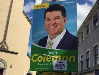 'Disturbing' poster vandalism slammed by candidates