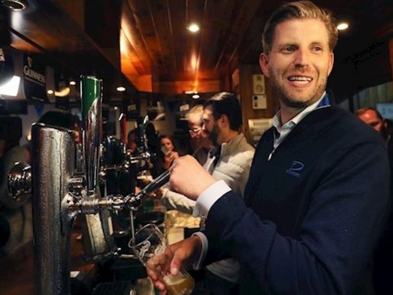 'We love this place more than anything': Trump's sons hail Doonbeg as they pour pints for locals