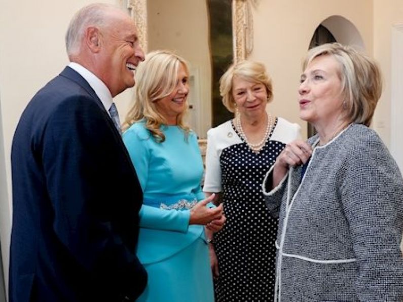 Hillary Clinton visits Barretstown children's charity for its 25th anniversary celebration