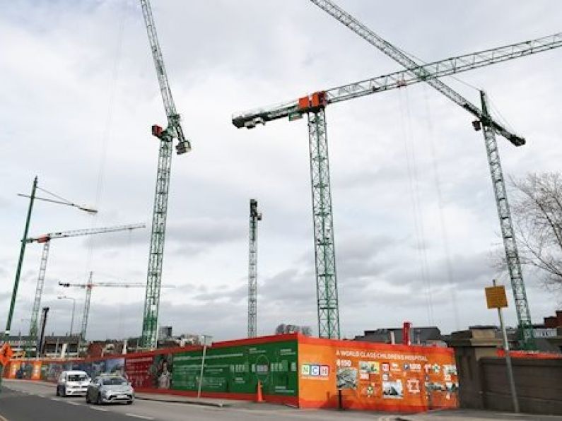 Construction begins on building frame of children's hospital