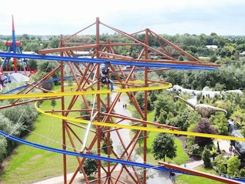 'First of its kind' zip line attraction opens at Tayto Park