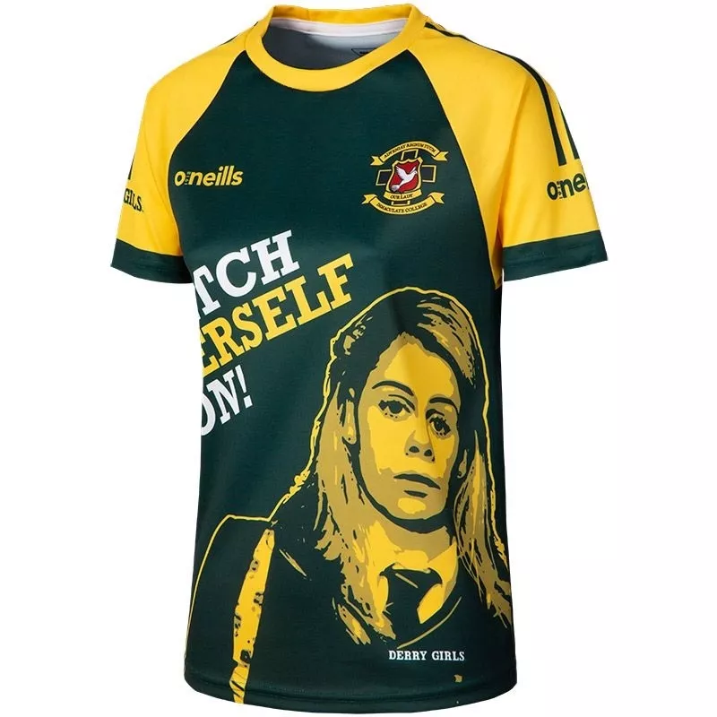 Sweet Suffering Jehovah! O'Neills have release a range of Derry Girl GAA-style jerseys