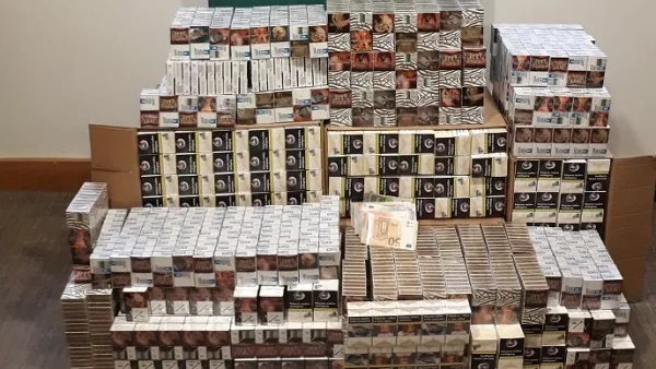 Over €1,500 in cash and 65,000 cigarettes seized in Cork