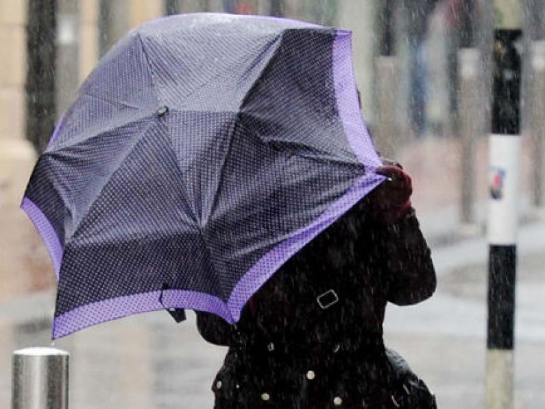 Status yellow rain warning issued in Cork and Kerry