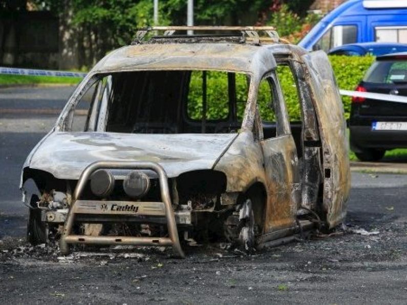 Four shooting suspects arrested while setting car ablaze