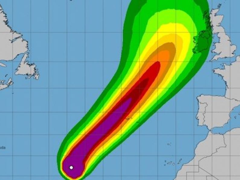 Met Eireann believes Thursday will be a 'danger period' as it tracks Hurricane Lorenzo