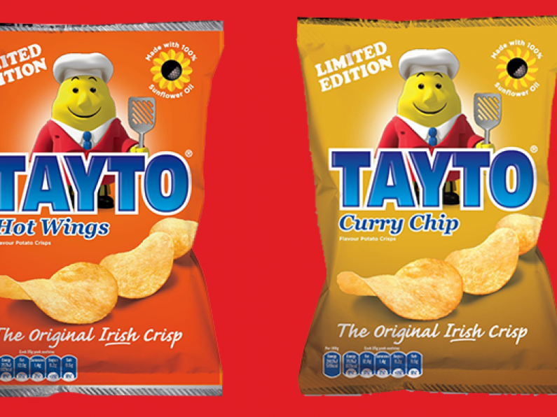 YUM! Tayto has released two brand-new flavours - including Curry Chip