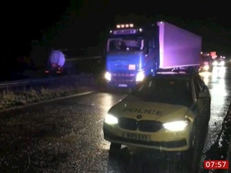 Irish trucker hopes to be home this weekend after 15 stowaways found in lorry he was driving