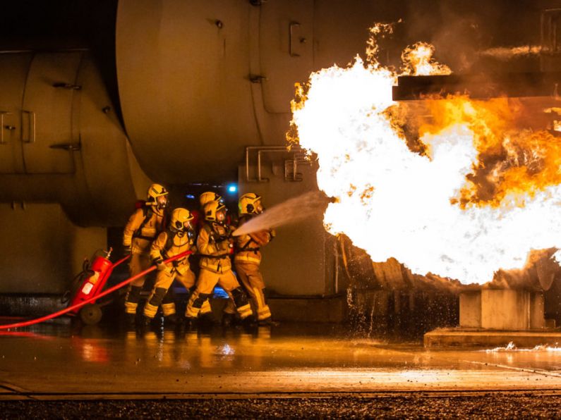 Amazing pictures show firefighters tackle blaze in emergency exercise at Cork airport