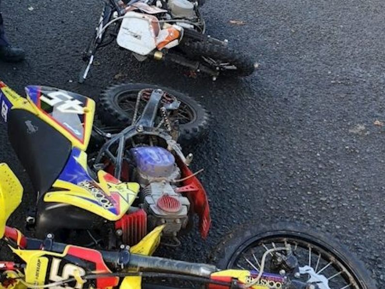 Scramblers used by juveniles seized by gardaí