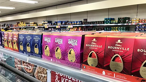 UK supermarkets begin stocking Easter eggs on shelves just days after Christmas