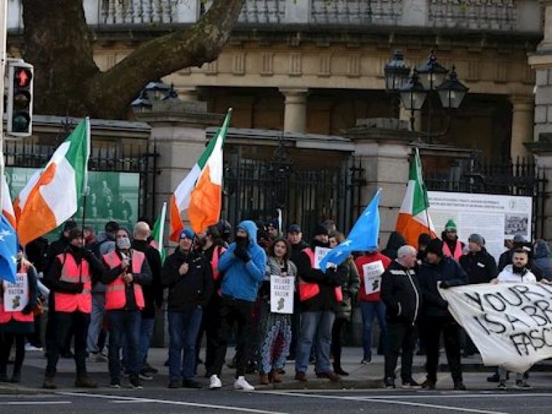 Protestors in Dublin hold #Rally4Peace against 'rise in hate crime and hate speech'