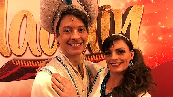 WATCH: 'He can show you the world': Aladdin proposes to his real life Jasmine onstage