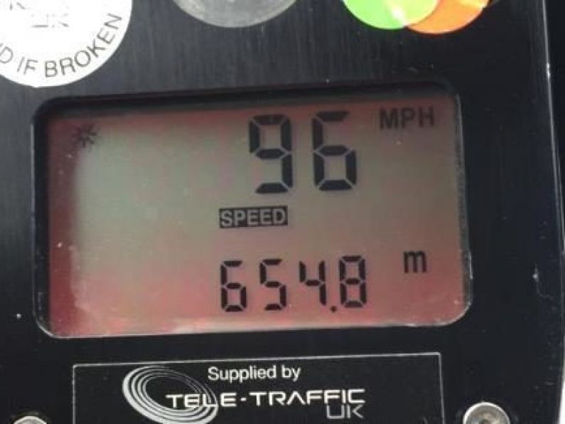Driver clocked doing 99 in a 50 zone in Clonmel