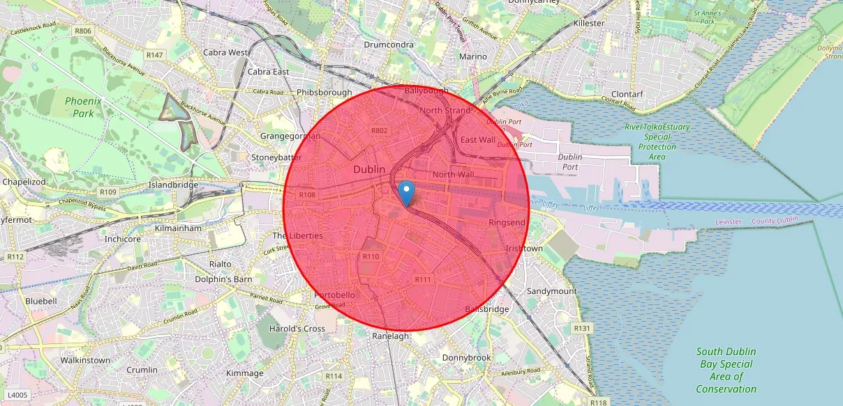 Website shows you how far you can roam from home without breaking Covid-19 restrictions