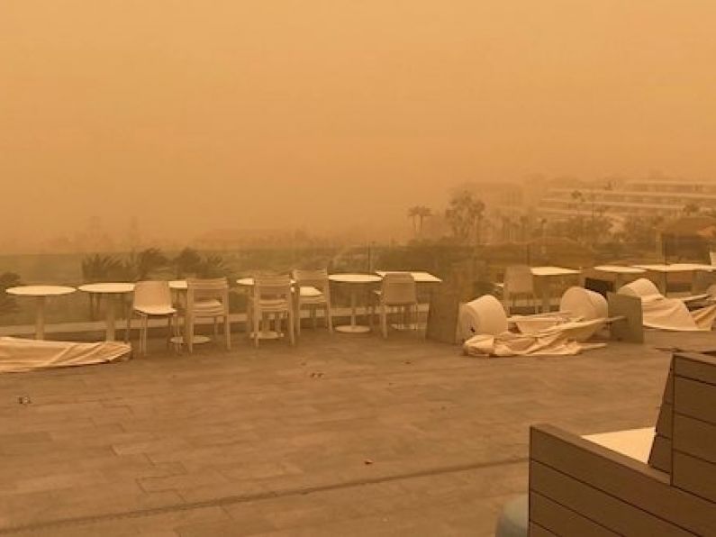 Holidaymakers advised to check flights as Saharan sandstorm hits Canary Islands