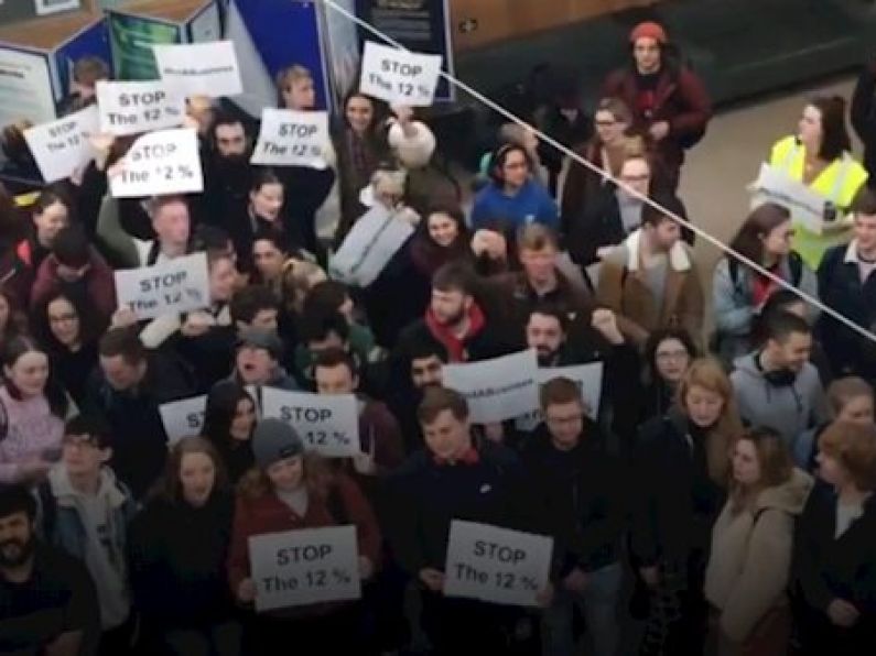 UCD students protest planned rent hikes at 'most expensive on-campus accommodation' in Ireland