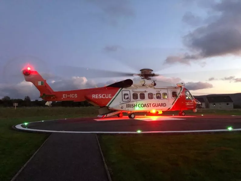 A fisherman was evacuated off a trawler in County Waterford on Wednesday
