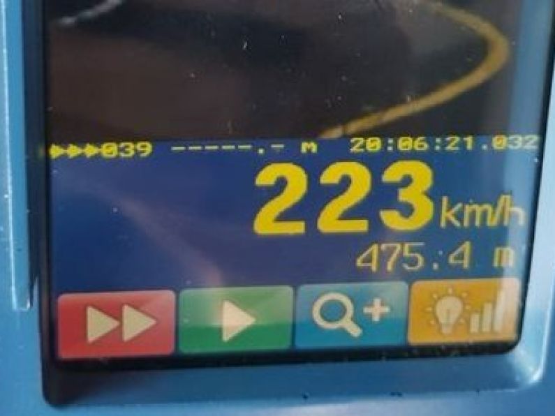 Driver travelling at 223kph on M9 arrested