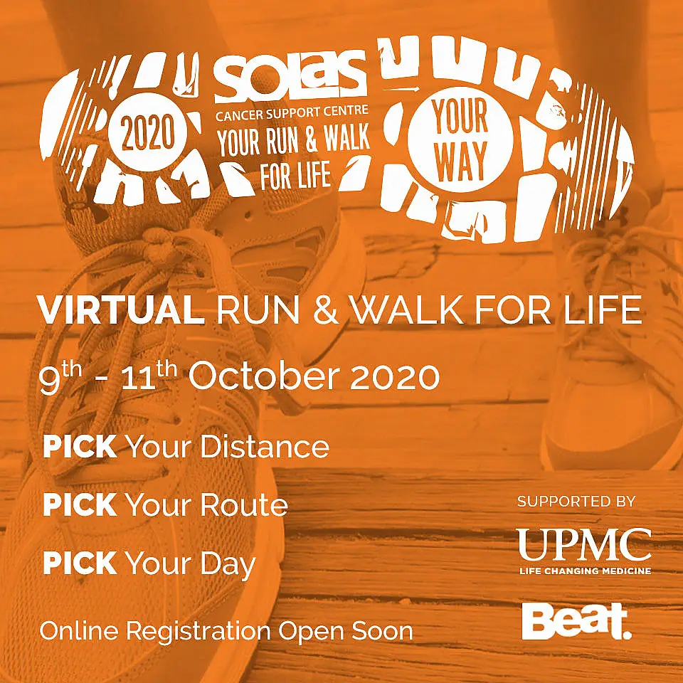 Run & Walk For Life Graphic