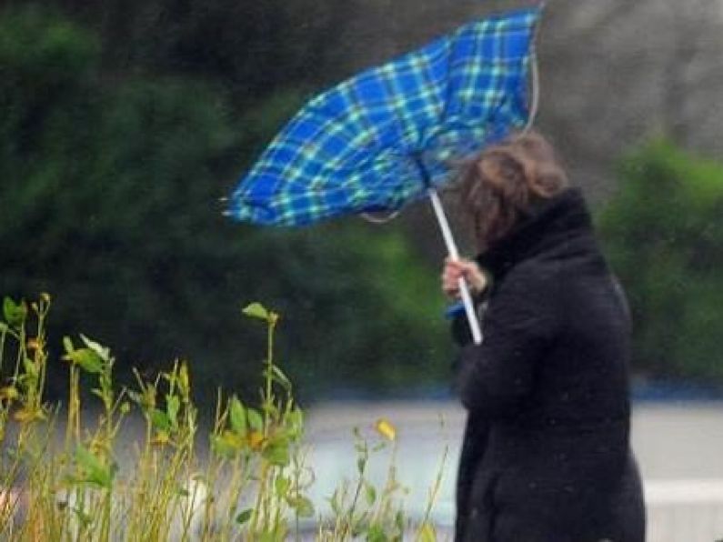 Status yellow wind warning issued for the South East