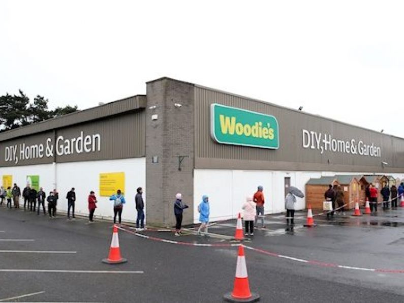 Large queues reported at hardware stores as shops reopen