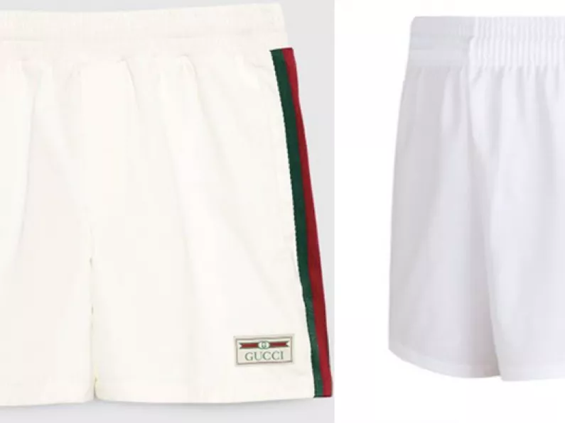 Gucci are selling a fancy version of O'Neills GAA shorts