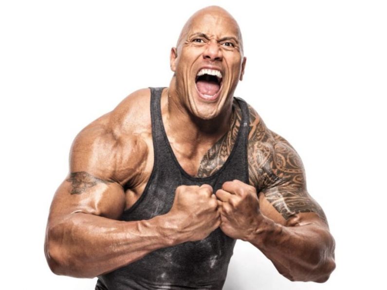 Dwayne "The Rock" Johnson uses bare hands to rip gate off the wall