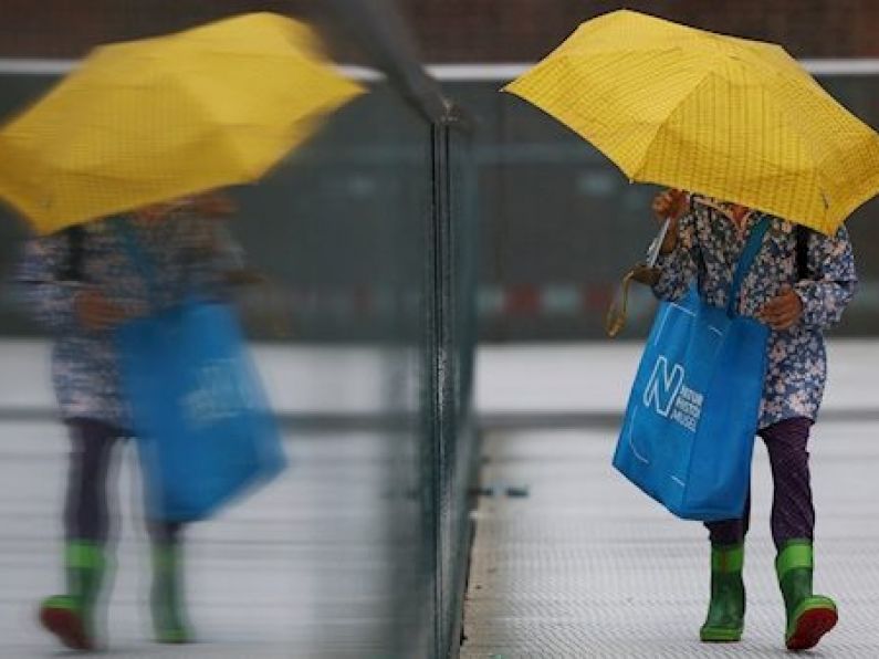 The entire South East is under a status yellow rainfall warning