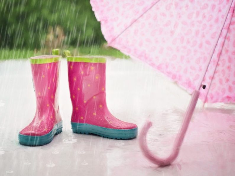 Yellow rainfall warning tonight issued for Waterford, Tipperary, Carlow, Kilkenny and Wexford