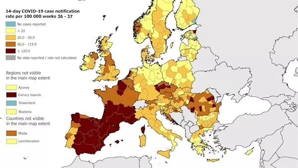 Ireland's Covid-19 rate hits May high as Dublin figures continue to soar