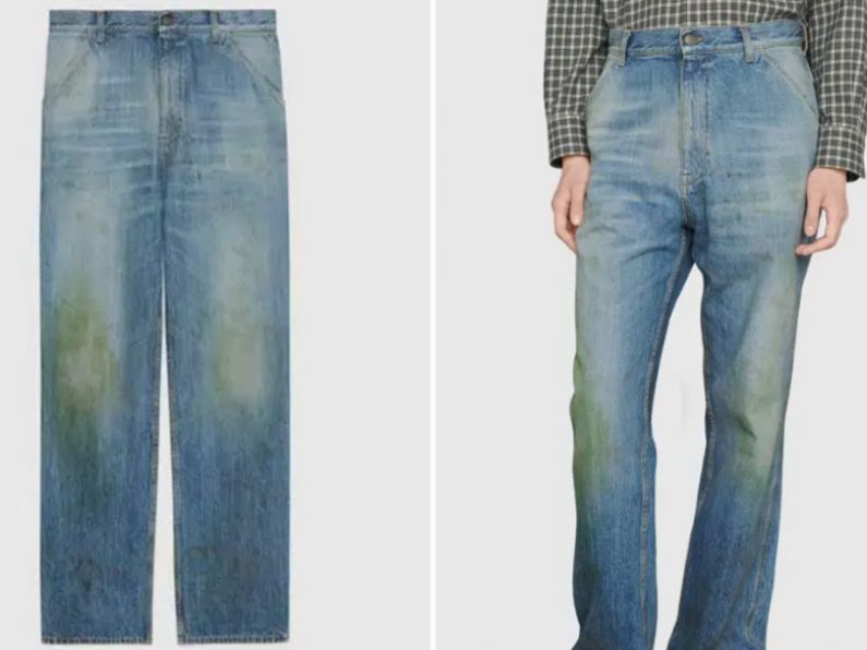 Gucci are selling jeans with grass stains for €680
