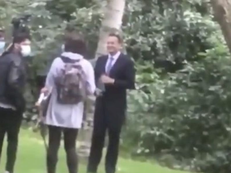 Video shows woman throwing drink in Leo Varadkar's face