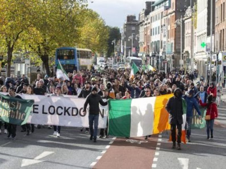 Response to anti-lockdown protests 'proportionate' says Garda Commissioner