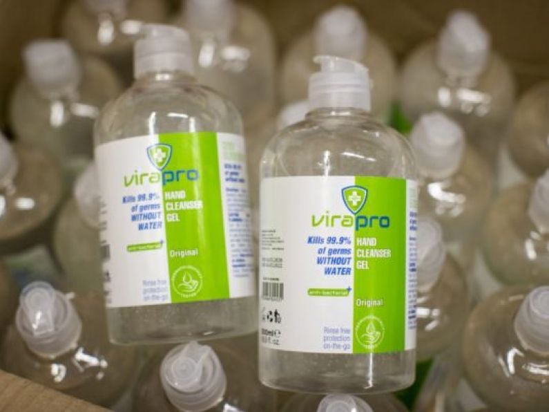 Over a million units of recalled hand sanitiser sent to HSE facilities