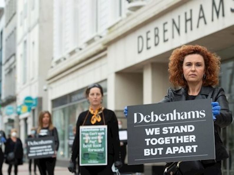 Former Waterford Debenhams workers claim gardaí 'forcibly removed' them from picket last night