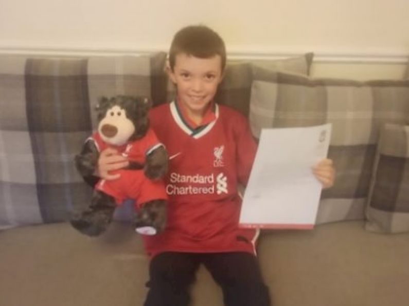 Irish boy who was being bullied receives letter of support from Jurgen Klopp