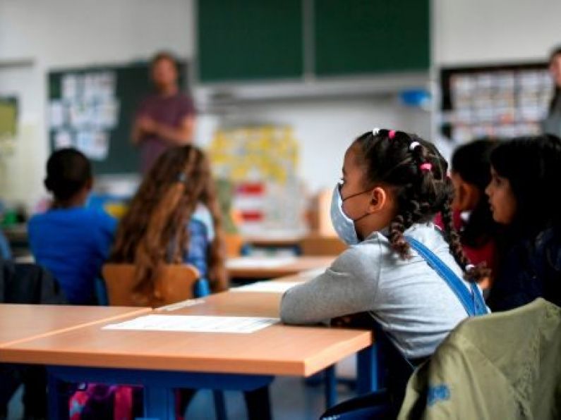 Children in third class and above have to wear masks in school from today onwards