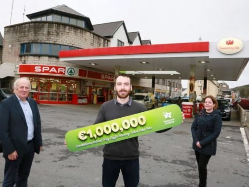 Spar service station sells winning €1m EuroMillions ticket