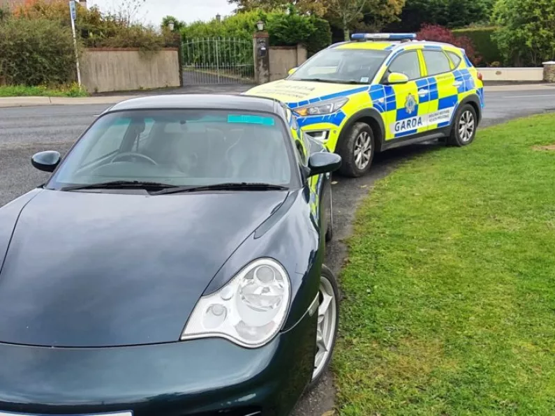 Porsche seized in Waterford had no tax for over 5 years