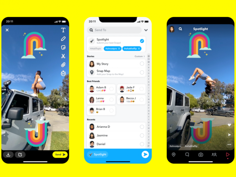 Snapchat launches TikTok-style feed