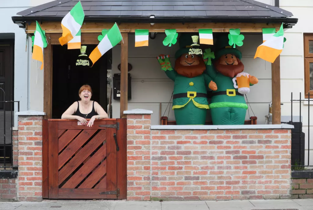 In photos: Revellers celebrate a pandemic St Patrick’s Day