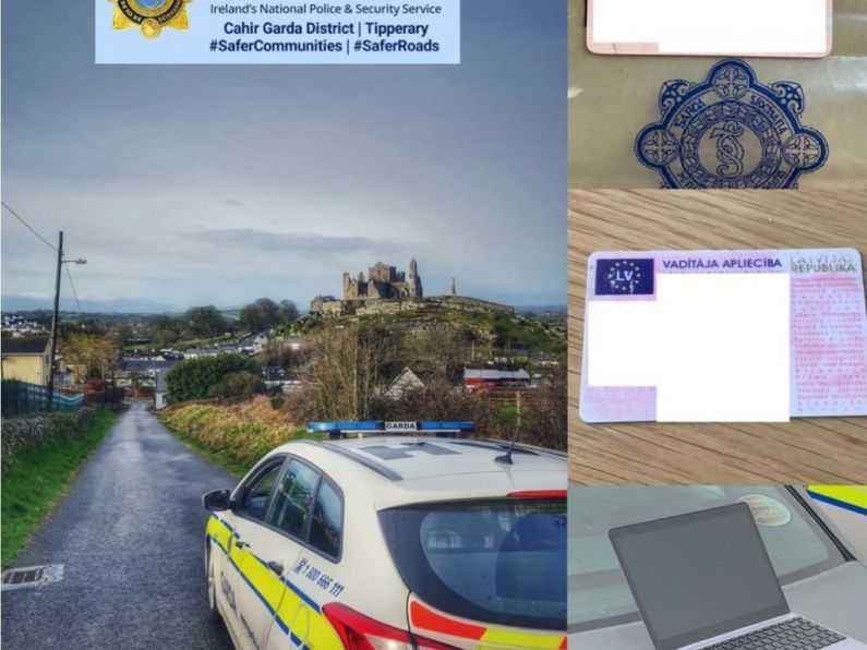 Gardaí in Tipp discover two suspected fake driving licences