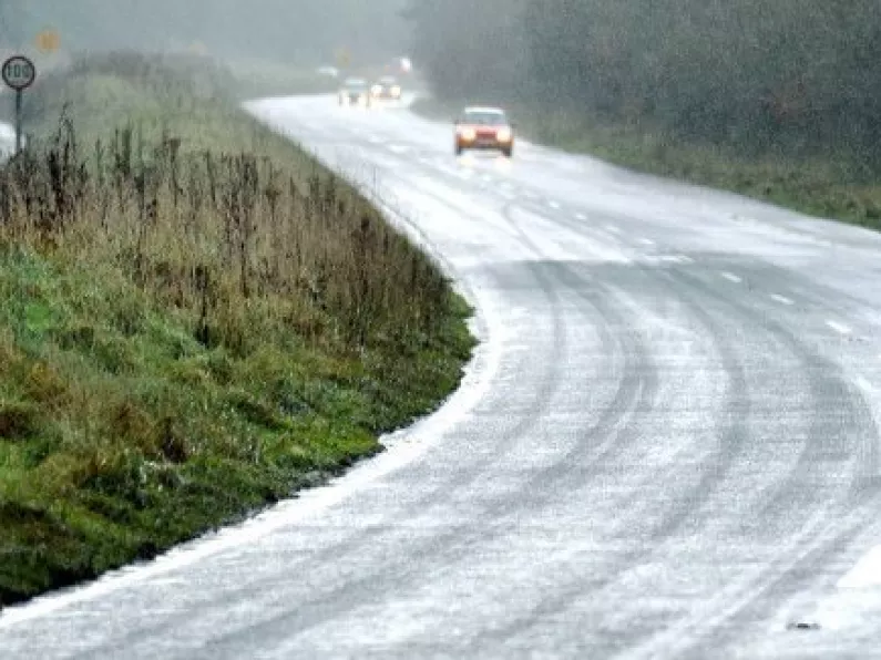 Warnings of hazardous driving conditions and black ice this morning