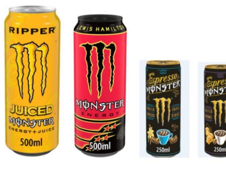 Four Monster energy drinks removed from sale in Ireland