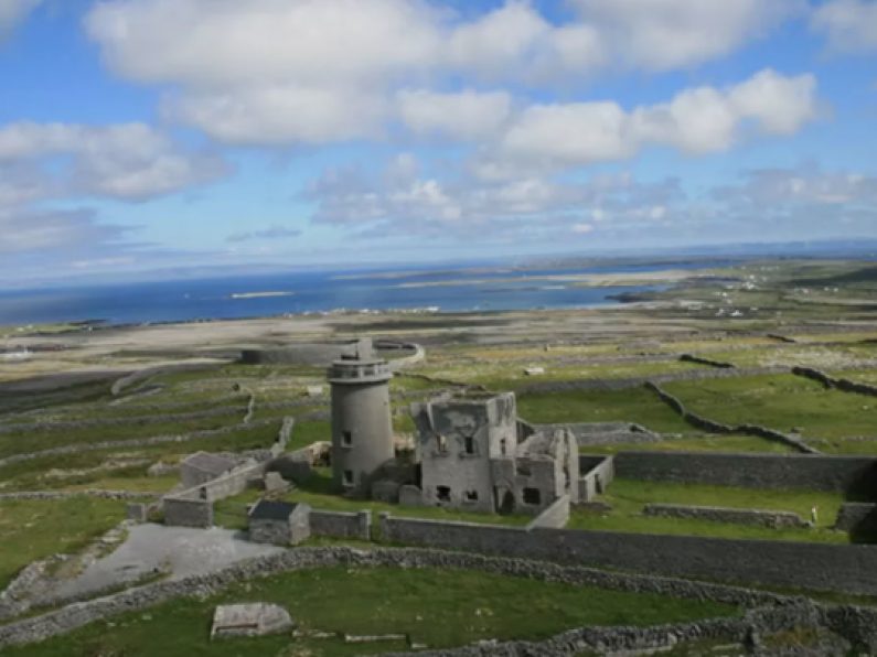 Ideal remote work spot for sale in form of Aran Island lighthouse