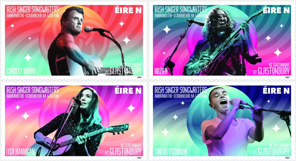 An Post release new stamps celebrating Irish musicians including Hozier and Christy Moore