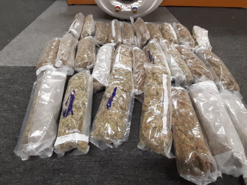 Over €73,000 worth of cannabis found in Co. Wexford