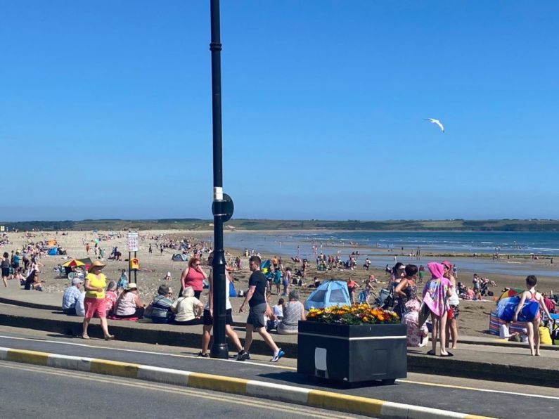 Lifeguards urge beach goers not to swim at Tramore Beach this evening
